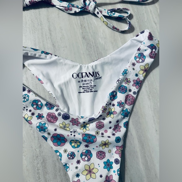 Oceanus swimwear size medium biking set new with tag - Picture 4 of 4